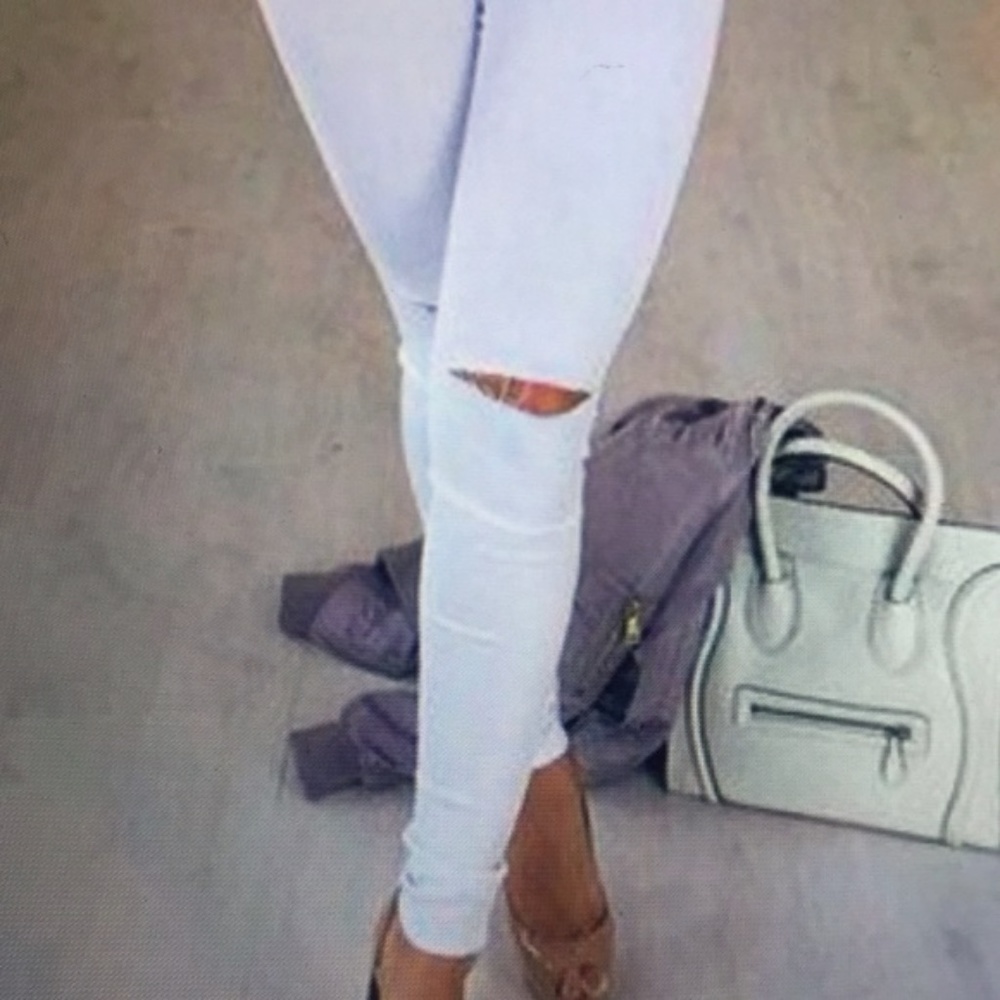 NWOT Nanette LePore HW Distressed Gramercy Skinny
